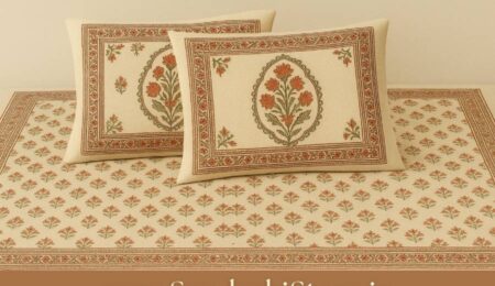 handcrafted bedsheets and pillow covers