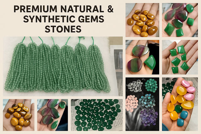 ✨ Premium Natural & Synthetic Gems & Stones – By Firoz Khan ✨