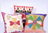 Elegant Handcrafted Cushion Covers by Suryanagri Kadhai Craft