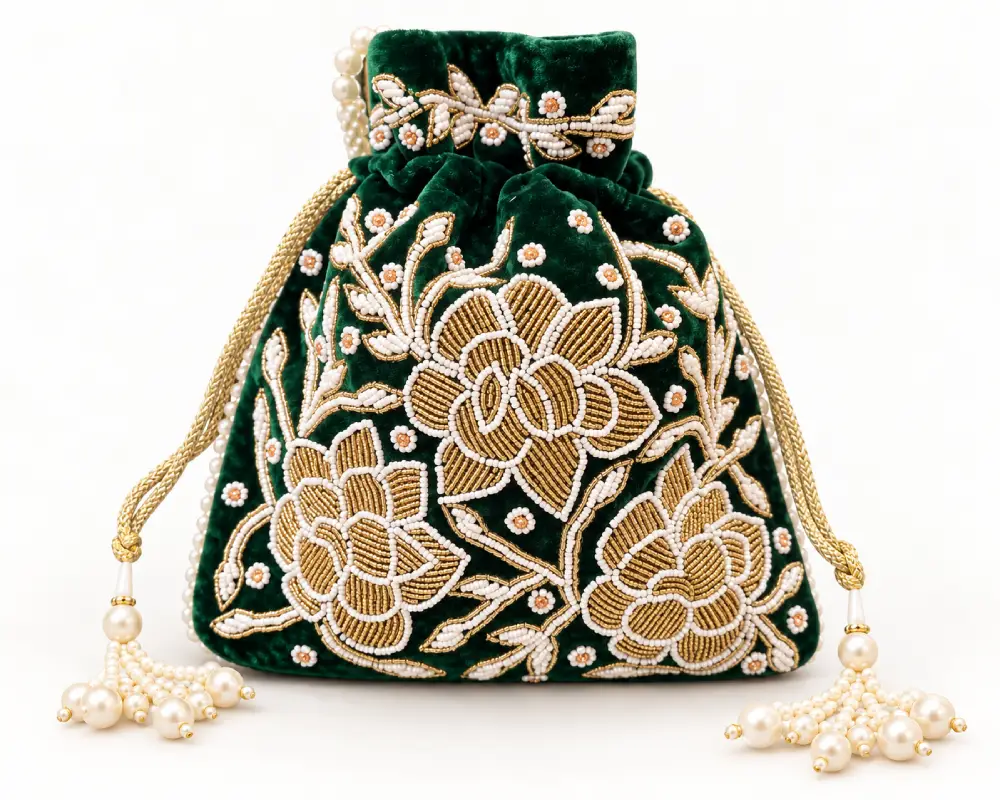 Luxury Handcrafted Potli Bags and Designer Clutches